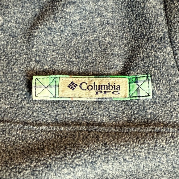 Columbia PFG Snap Pullover – Men’s Large,Blue with plaid trim, fishing gear - Picture 12 of 13